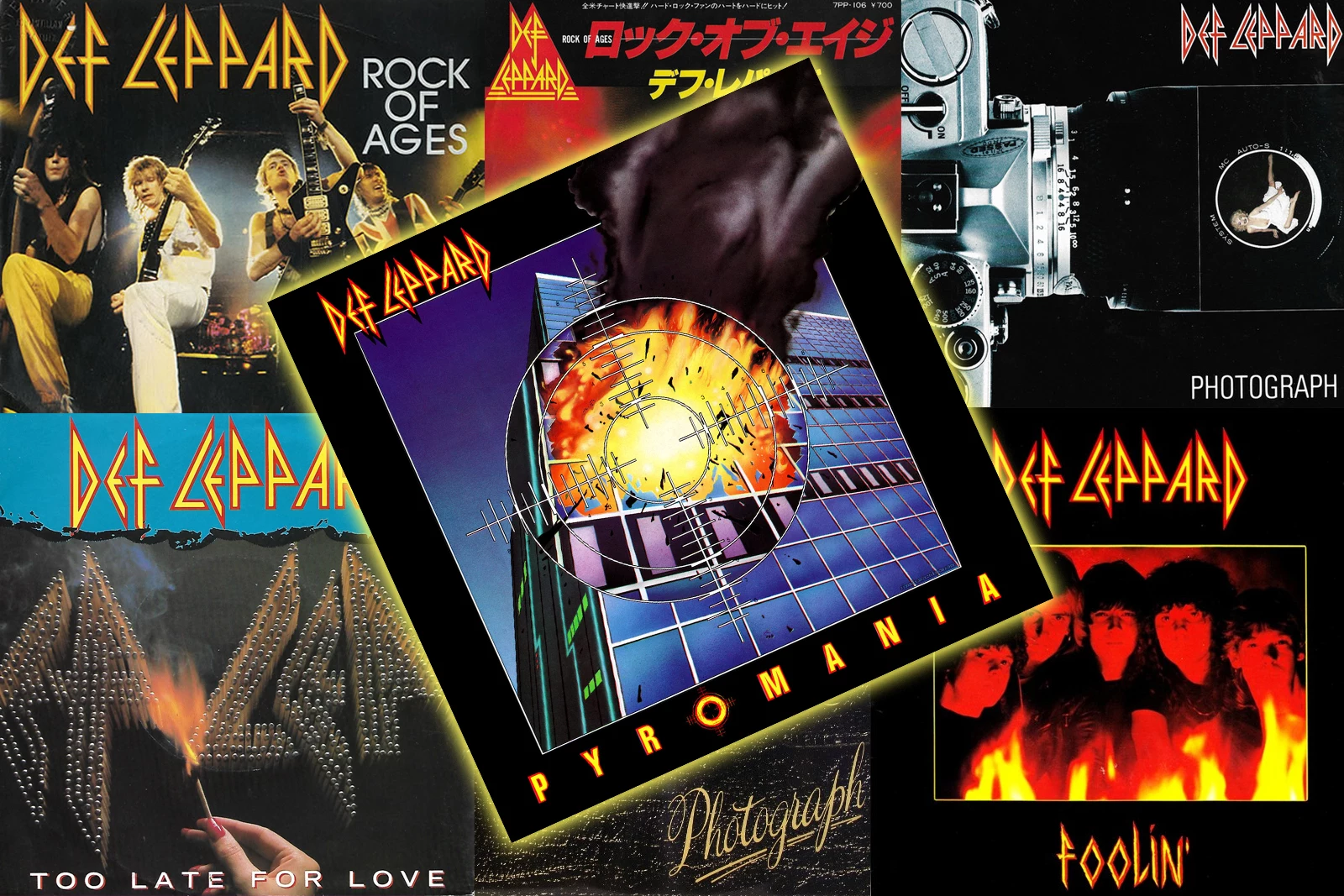 DEF LEPPARD-DISCOGRAPHY